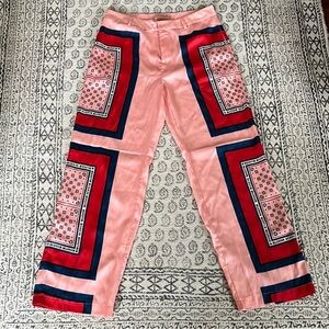 Scotch and Sode Pink Silky Patterned Pants